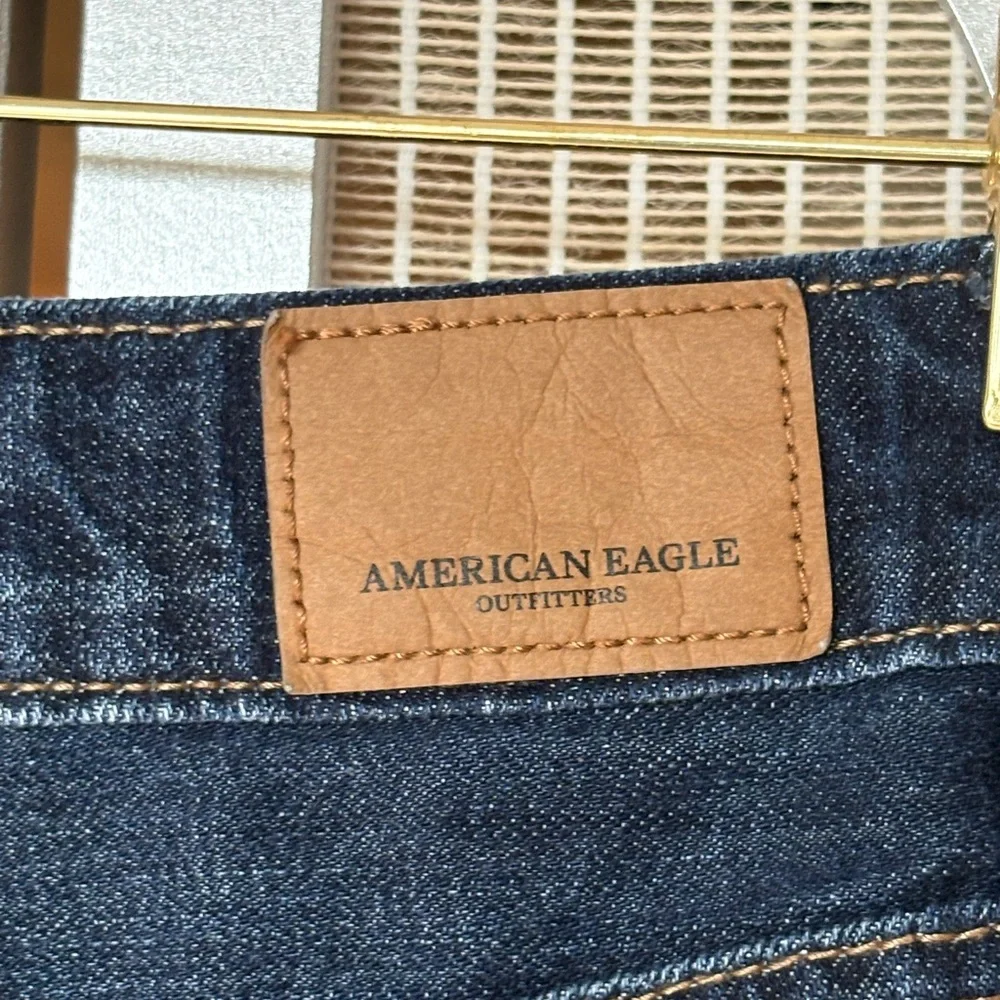 American Eagle Outfitters Dark Blue Denim Mini Skirt - Picture 6 of 9